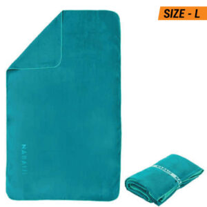 Microfiber Towel, Large Size, 80cm x 130cm, Green (Pack Of 1)
