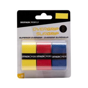 Tennis Racket Overgrip Comfort Multicolour | Badminton Racket Grip Anti Slip, Tennis Racket Grip, (Pack of 1, 3Pcs)