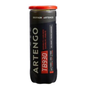 Tennis Ball ITF TB930 x3 Fluorescent Yellow, Tennis Ball for Tennis Court, Green Tennis Ball, Cricket Tennis Ball, Hard Tennis Ball (Set of 1, 3 Pcs)