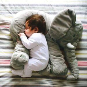 NIMZ Elephant Shaped Baby Pillow - Grey
