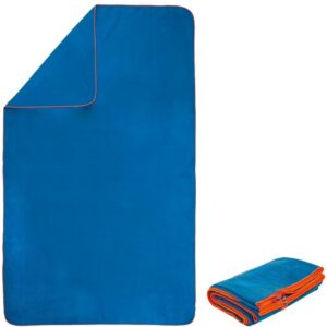 Microfiber Towel For Hand, Face & Gym | Blue Color | 80 cm x 130 cm | Pack Of 1 |