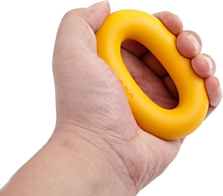 25 kg Medium Resistance Weight Training Handgrip Hand Grip Fitness Grip (Orange) - Image 2